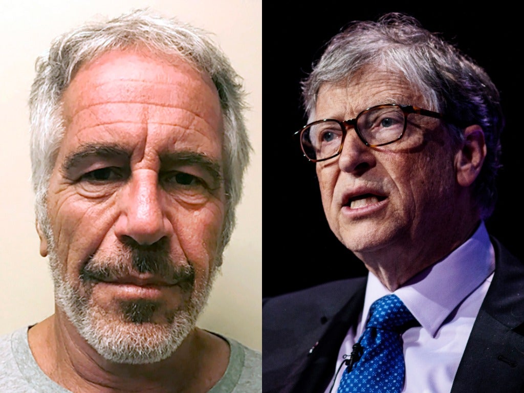 Bill Gates (derecha) se ha enfrentado a preguntas en el pasado sobre sus vínculos con Jeffrey Epstein (izquierda), quien fue arrestado en 2019 por cargos federales de tráfico sexual y murió por suicidio mientras esperaba el juicio.