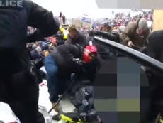 FBI publica video del ataque contra oficial de policía del Capitolio
