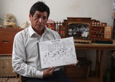 Artista retrata en 100 dibujos horror de la pandemia en Perú