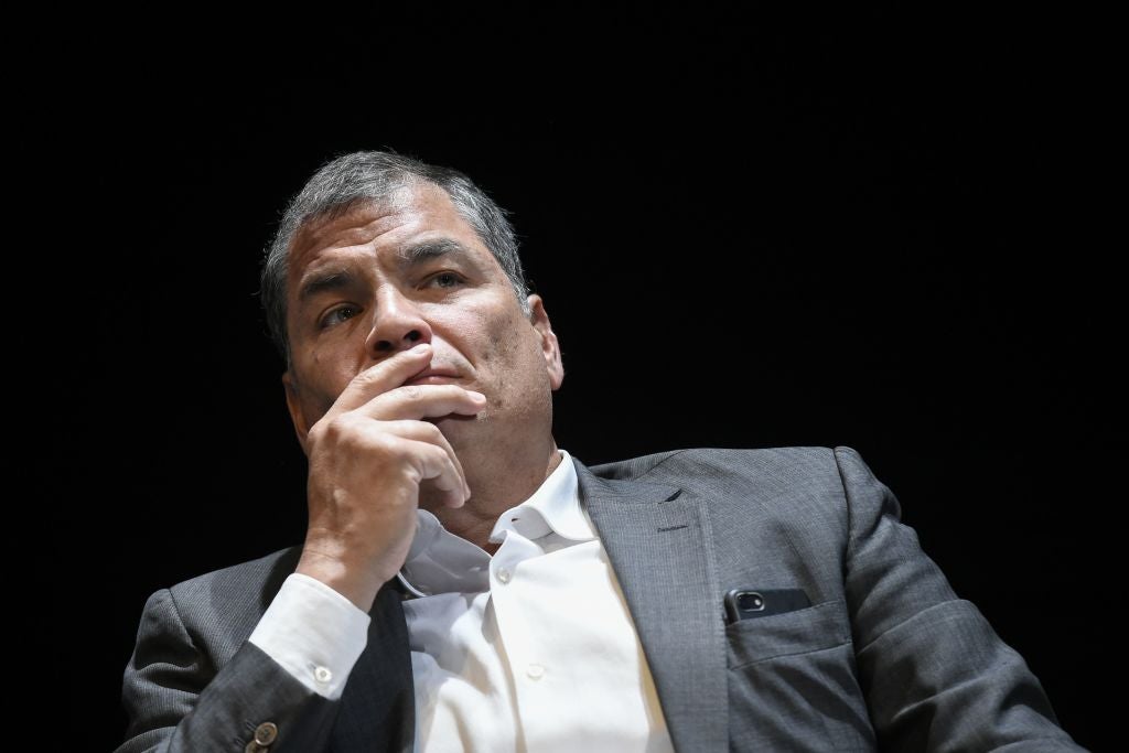 <p>Correa se encuentra desde hace algunos años viviendo en Bélgica</p>