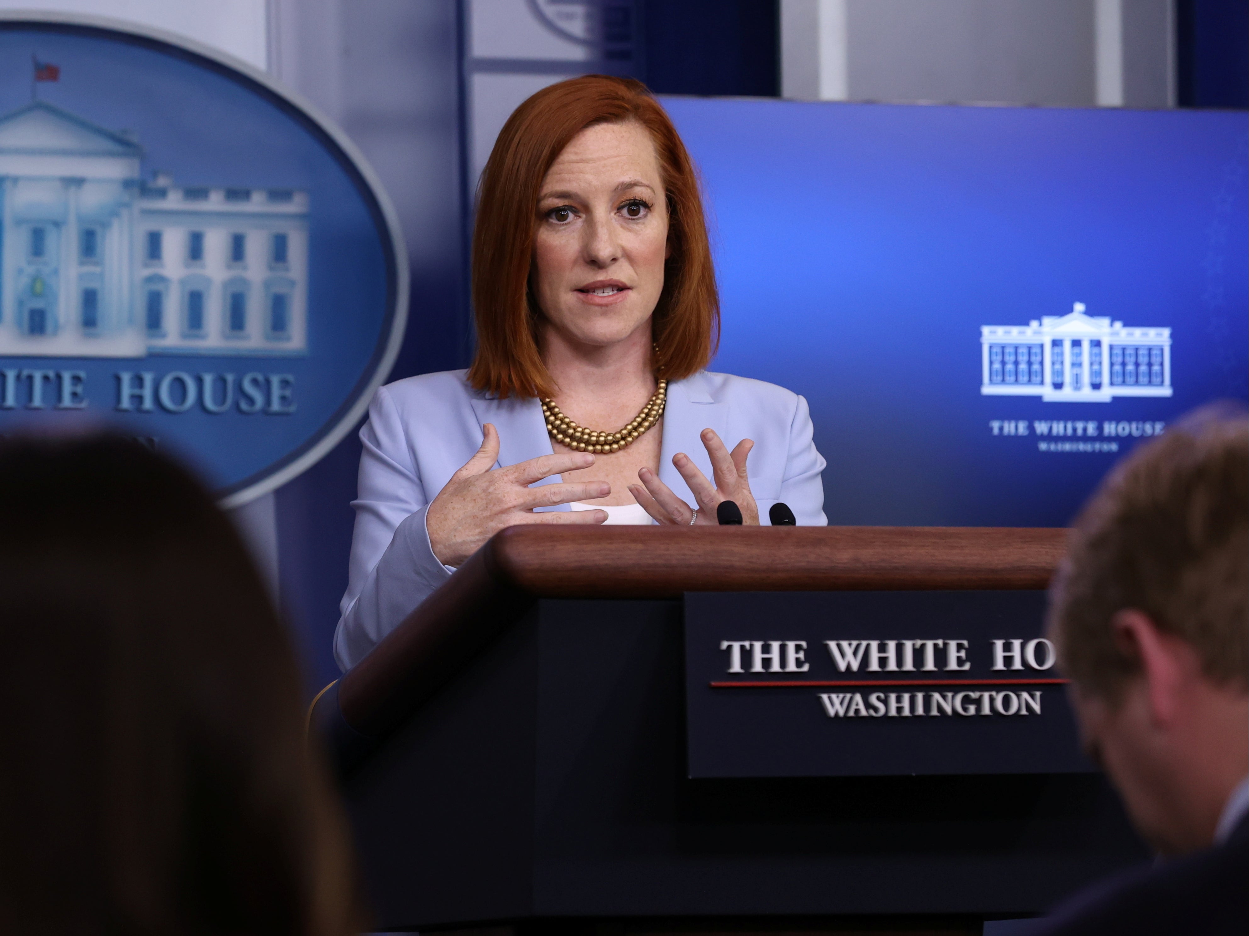 “Art of the Deal, pero para la clase media”: Psaki corrige al reportero de Fox que intenta vincular las conversaciones de Biden con el lema de Trump