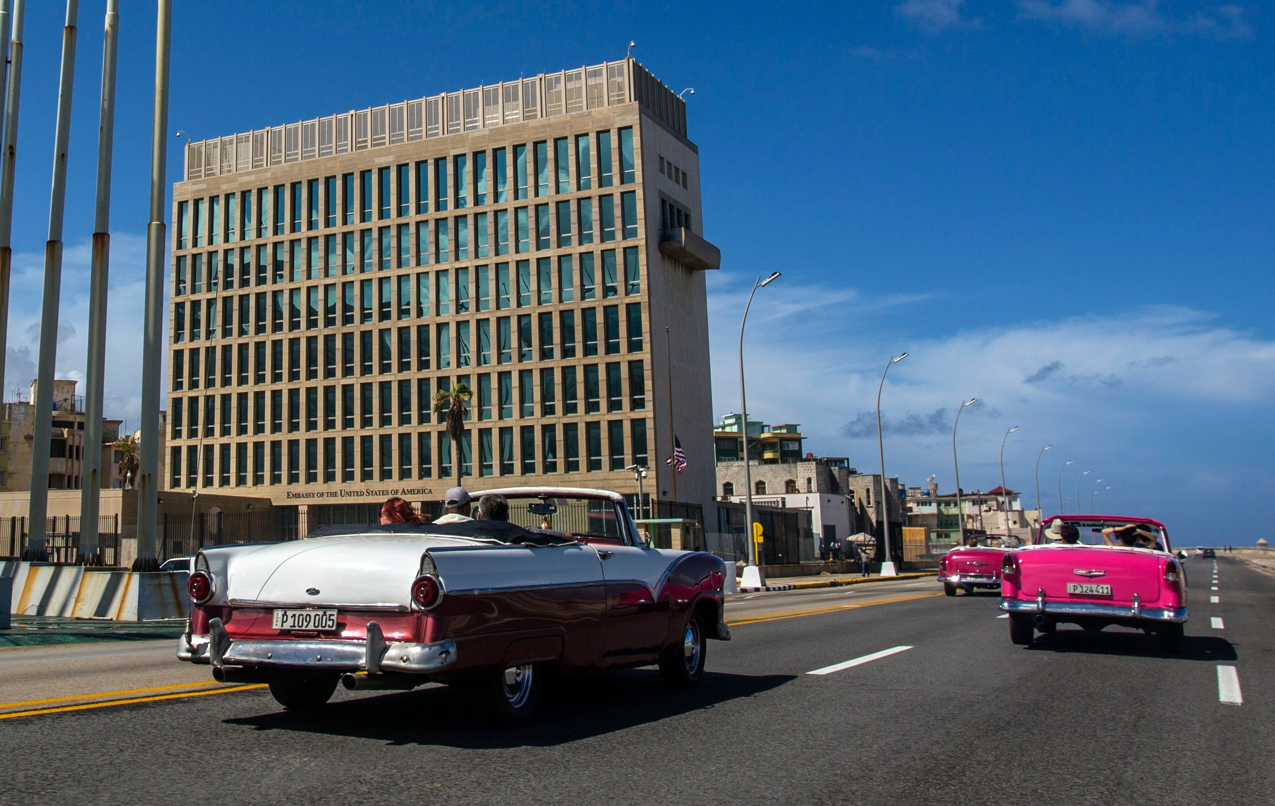 La embajada de Estados Unidos en La Habana, donde se reportaron los primeros casos de la misteriosa enfermedad
