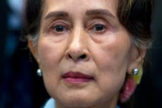 La depuesta Suu Kyi comparece ante una corte en Myanmar