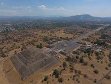 México: Peligran ruinas arqueológicas de Teotihuacan