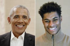 Marcus Rashford habla con Barack Obama sobre como inspirar a la próxima generación