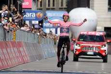 Ciclista colombiano Egan Bernal gana el Giro de Italia