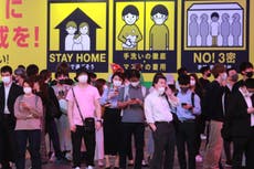 AP Fotos: Tokio mantiene vida nocturna pese a COVID