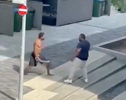 Hombre lucha por su vida tras una pelea a machetazos a plena luz del día