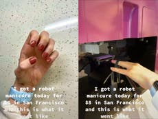 TikTok de “manicura robotizada” se vuelve viral tras lograr que usuarios hablen del auge de las máquinas en el futuro.