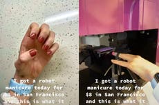 TikTok de “manicura robotizada” se vuelve viral tras lograr que usuarios hablen del auge de las máquinas en el futuro.