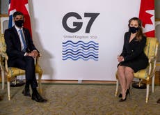 Ministros del G7 hablan sobre pandemia y evasión impositiva