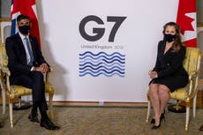 Ministros del G7 hablan sobre pandemia y evasión impositiva