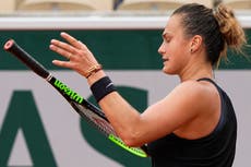 Siguen sorpresas en Abierto de Francia; fuera Sabalenka