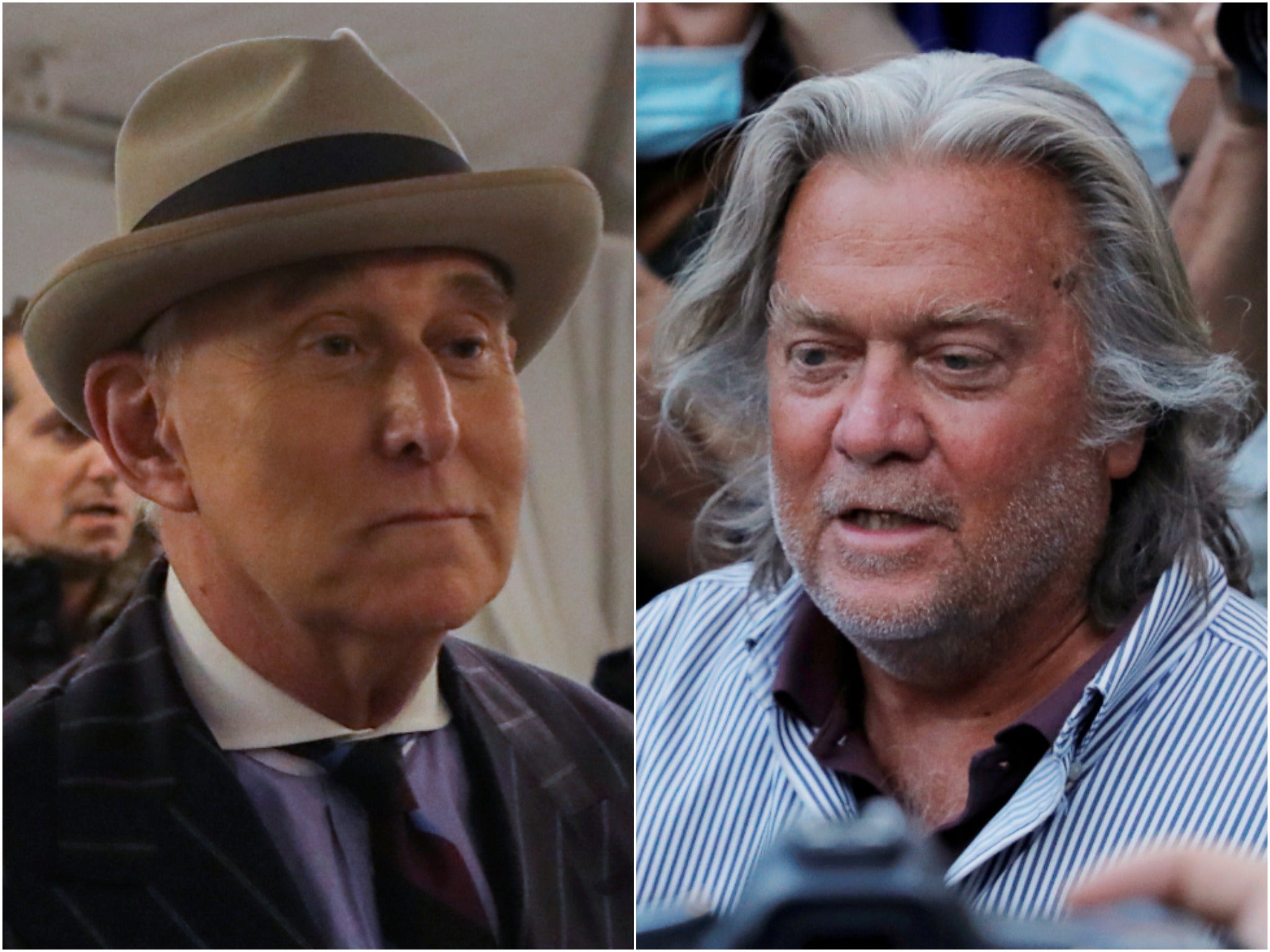 Roger Stone dice que Steve Bannon chantajeó a Trump para recibir su indulto