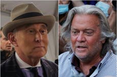 Roger Stone dice que Steve Bannon chantajeó a Trump para recibir su indulto
