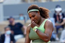 Serena Williams naufraga en octavos en Roland Garros.