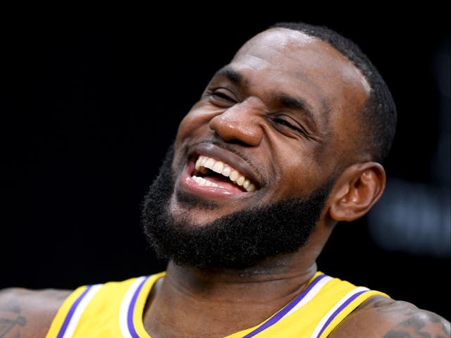 <p>La estrella de Los Angeles Lakers, LeBron James</p>