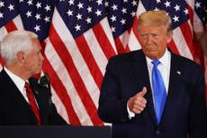 Elecciones 2024: Donald Trump no dice si considerará a Mike Pence como su compañero de fórmula