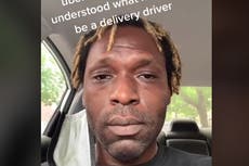 TikTok: conductor de Uber Eats llora en video por la poca propina de un cliente