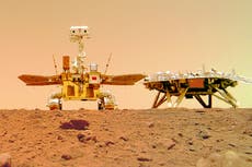 El rover chino Zhurong envía nuevas imágenes de Marte a la Tierra