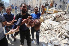 Dentro de la noche más mortífera de los ataques de Israel a Gaza