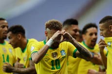 Brasil golea a Venezuela, al abrirse por fin la Copa América