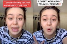 Adolescente comparte consejos de seguridad que podrían “salvarte la vida” en una serie viral de TikTok