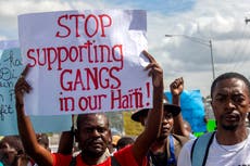 Pandillas desplazan a mujeres y niños en la capital de Haití