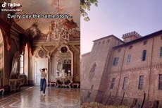 Adolescente documenta en Tiktok los inconvenientes de vivir en un castillo medieval