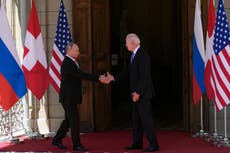 Conversaciones entre Joe Biden y Vladimir Putin comienzan en la Cumbre de Ginebra