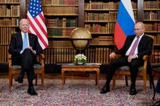 Empellones con periodistas durante cumbre Biden-Putin
