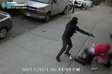 Nueva York: Impactante video muestra a enmascarado disparando contra un hombre con niños en la línea de fuego