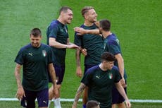 Suplentes italianos aguardan a Gales en Grupo A de Euro 2020