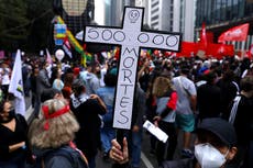 Brasil: Protestan contra Jair Bolsonaro por su manejo de la pandemia de COVID-19
