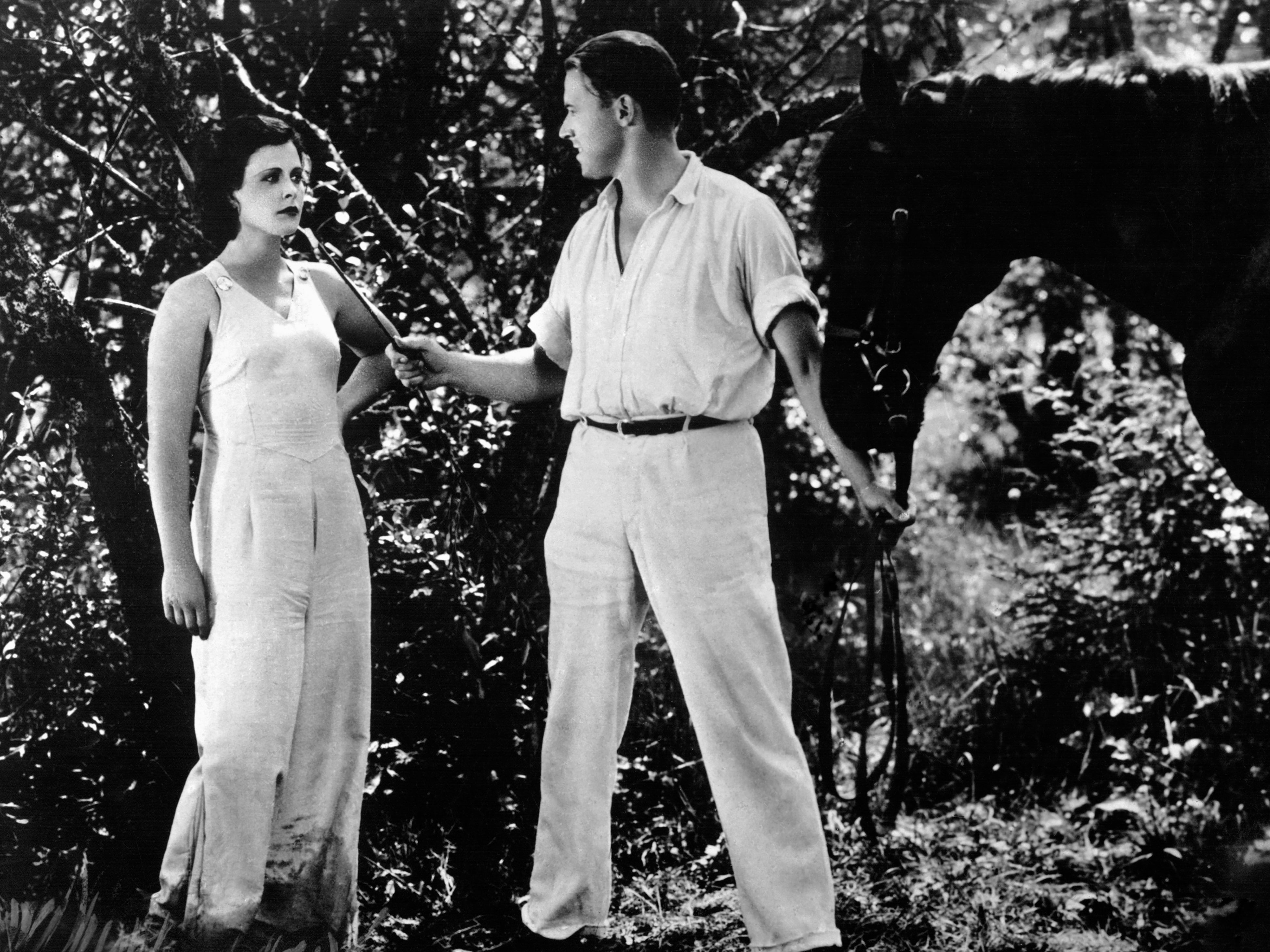 Hedy Lamarr y Aribert Mog en el rodaje de 'Éxtasis'