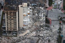 Colapso de edificio en Miami: la policía dice que 99 personas siguen desaparecidas en Florida