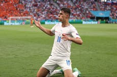 República Checa sorprende a Holanda y alcanza los cuartos de final de la Eurocopa 2020