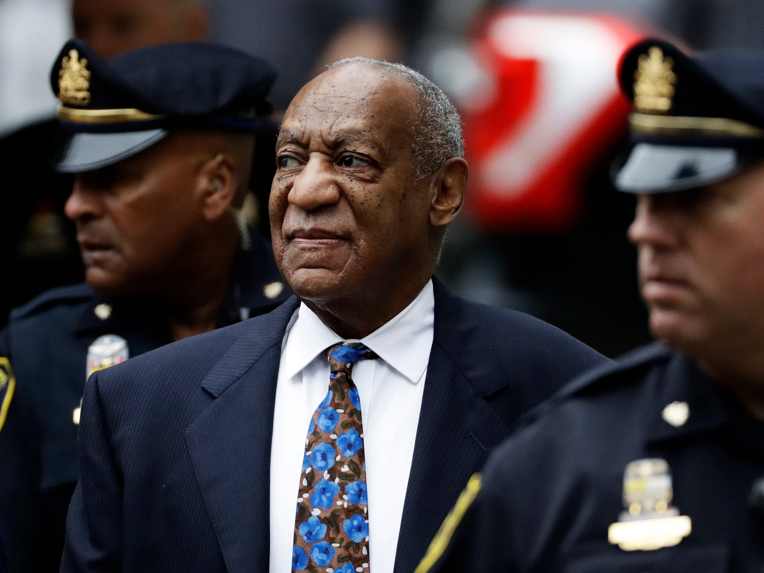 Bill Cosby arrives for his sentencing hearing at the Montgomery County Courthouse, in Norristown, Pennsylvania, on 24 September 2018