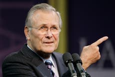 Muere exsecretario de Defensa de EEUU Donald Rumsfeld