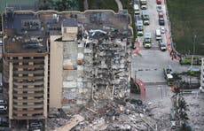 Autoridades demolerán restos de edificio colapsado en Miami antes de que golpee la tormenta tropical