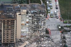 Autoridades demolerán restos del edificio colapsado en Miami antes de que azote la tormenta tropical