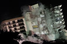 Colapso de edificio en Miami: sección restante de la torre Surfside es demolida con explosivos