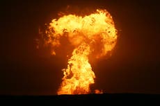 “Volcán de lodo” provoca una explosión masiva en el Mar Caspio cerca del campo de gas de Azerbaiyán