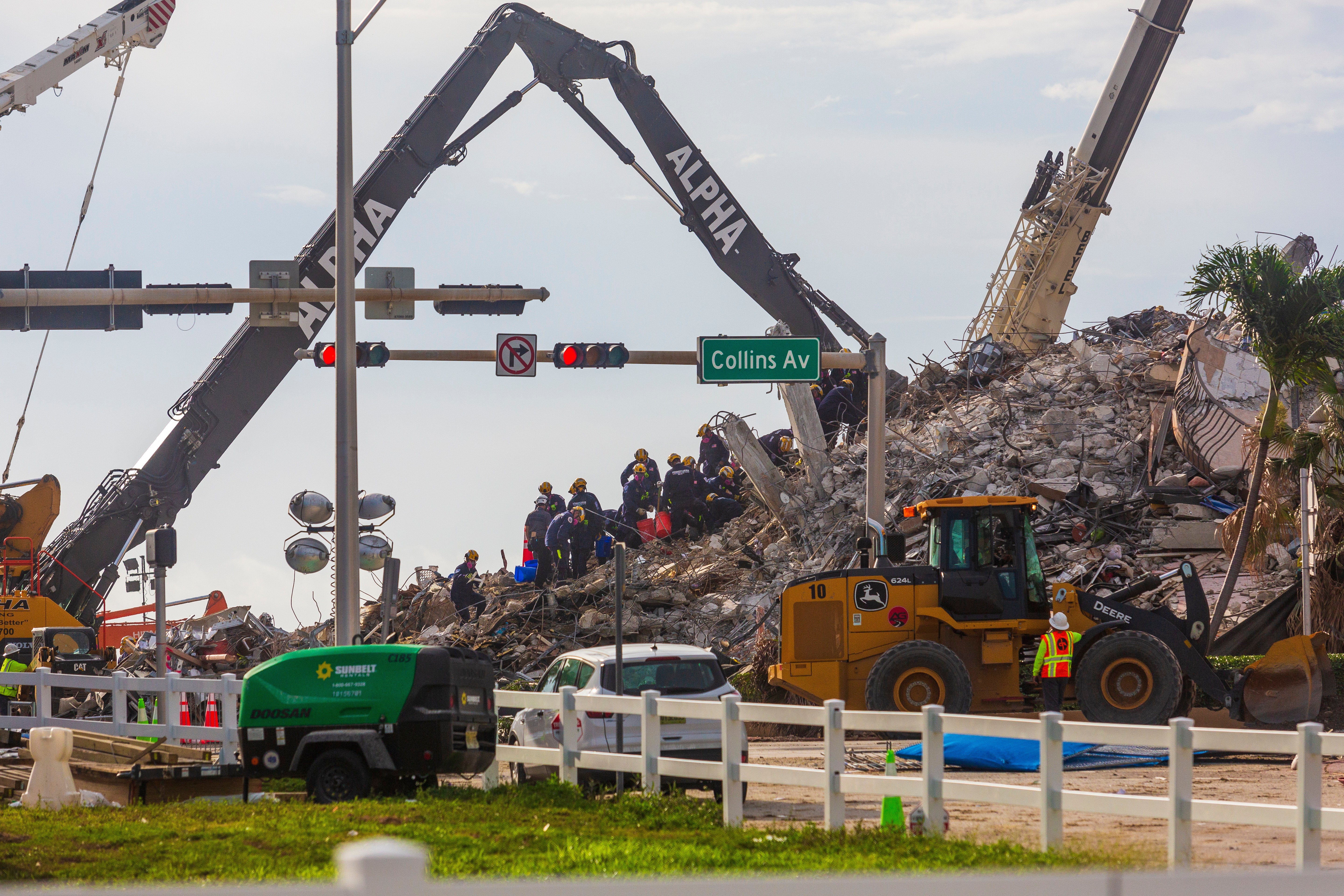 Colapso de edificio en Miami: Rescatista descarta la posibilidad de más sobrevivientes, ya que se encontraron tres víctimas más