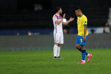 Gabriel Jesús seguirá suspendido en final de la Copa América