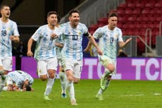 Argentina-Brasil, final estelar para una copa improvisada