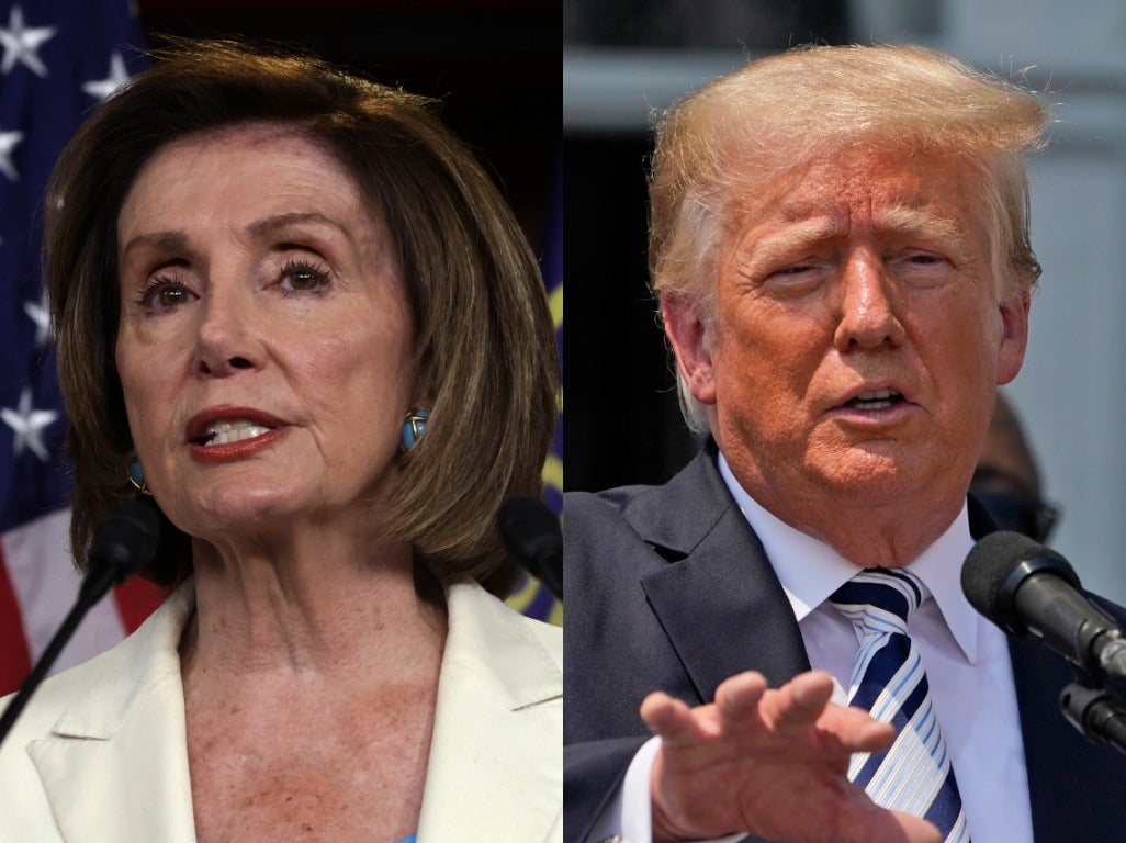 Oficina de Nancy Pelosi califica a Trump como “jubilado de Florida acusado dos veces”