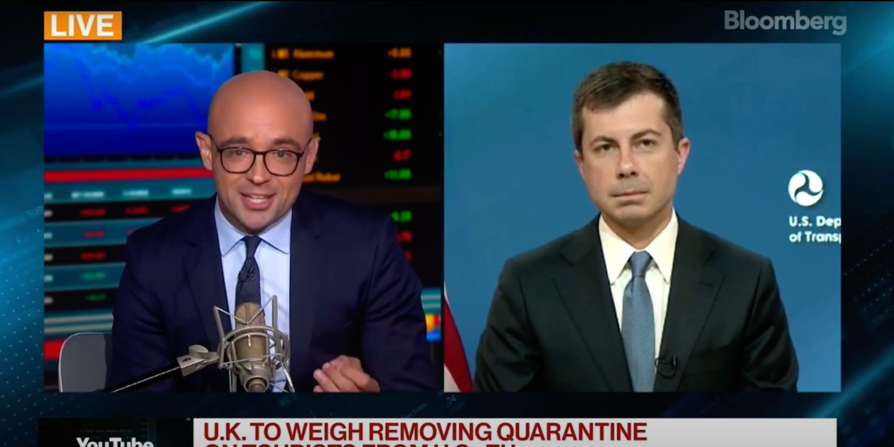 Periodista confronta a Buttigieg por restricciones entre Reino Unido y EE.UU. que lo hicieron perderse el funeral de su padre