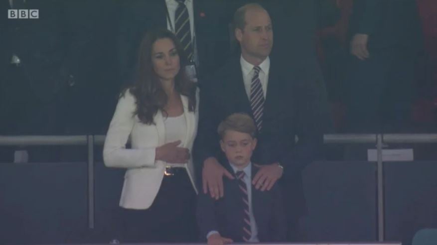 Príncipe George reacciona a la derrota de Inglaterra en la final de la Eurocopa 2020