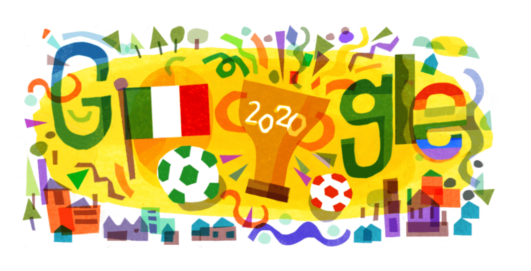 <p>Google cambió sus colores y diseño para honrar a la selección italiana de futbol este lunes</p>
